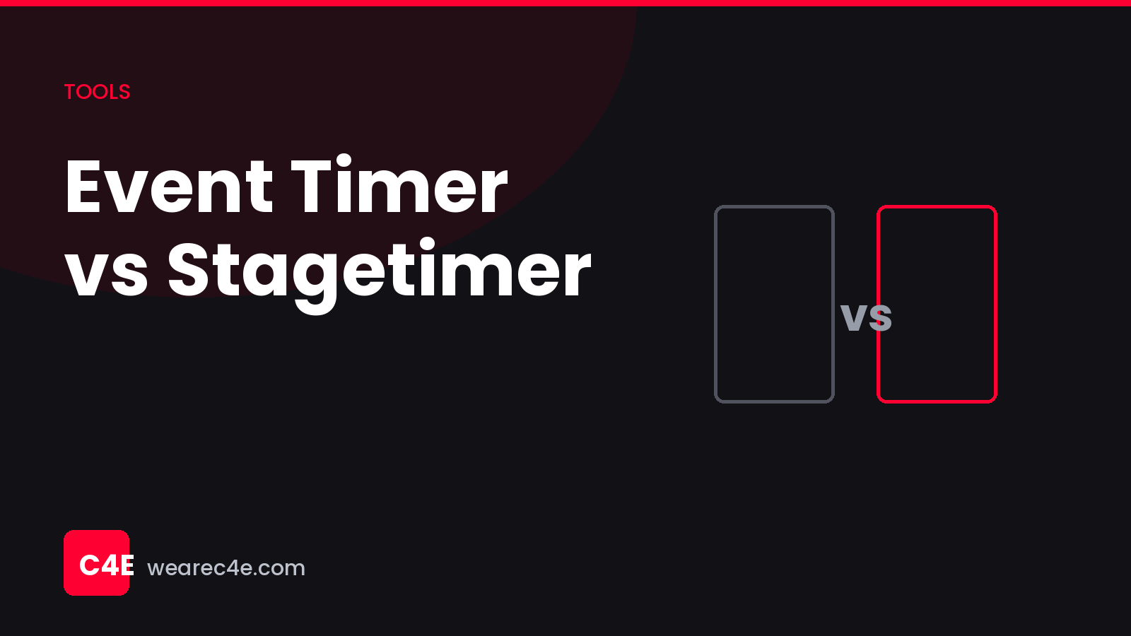Event Timer vs Stagetimer: which do you actually need?