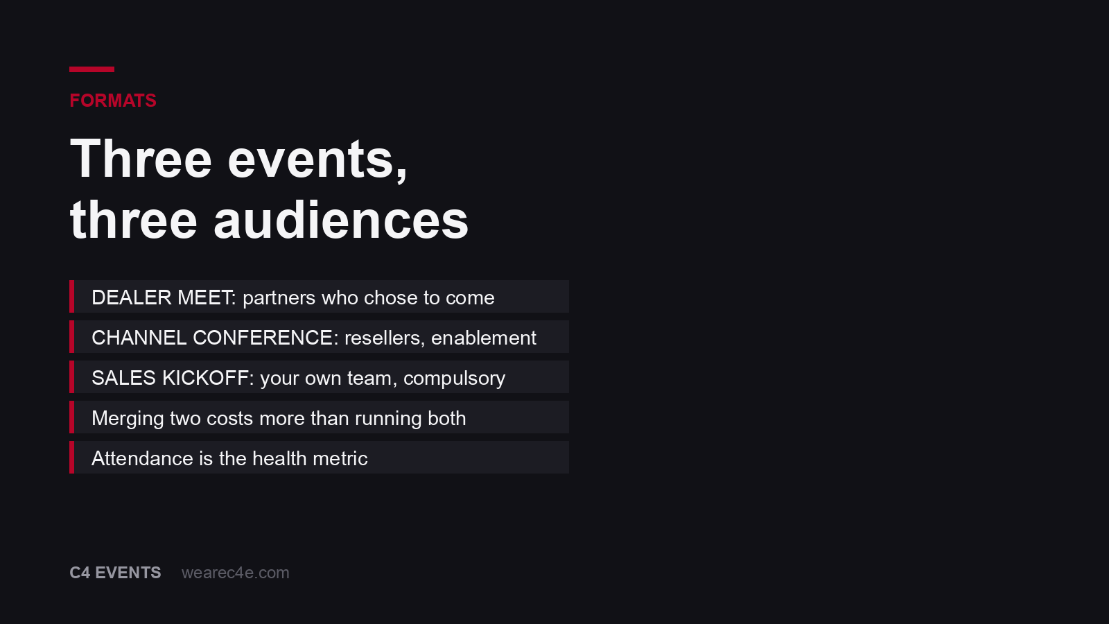 Dealer meet, channel conference or sales kickoff: what you are running